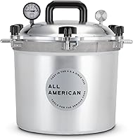 All American 921 21.5Qt Pressure Cooker Canner - Metal-to-Metal Seal, USA Made, Gas Electric Flat Top Compatible