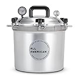 All American 1930: 21.5qt Pressure Cooker/Canner (The 921) - Exclusive Metal-to-Metal Sealing System - Easy to Open & Close - Suitable for Gas, Electric, or Flat Top Stoves - Made in the USA 21.5 Quarts Silver