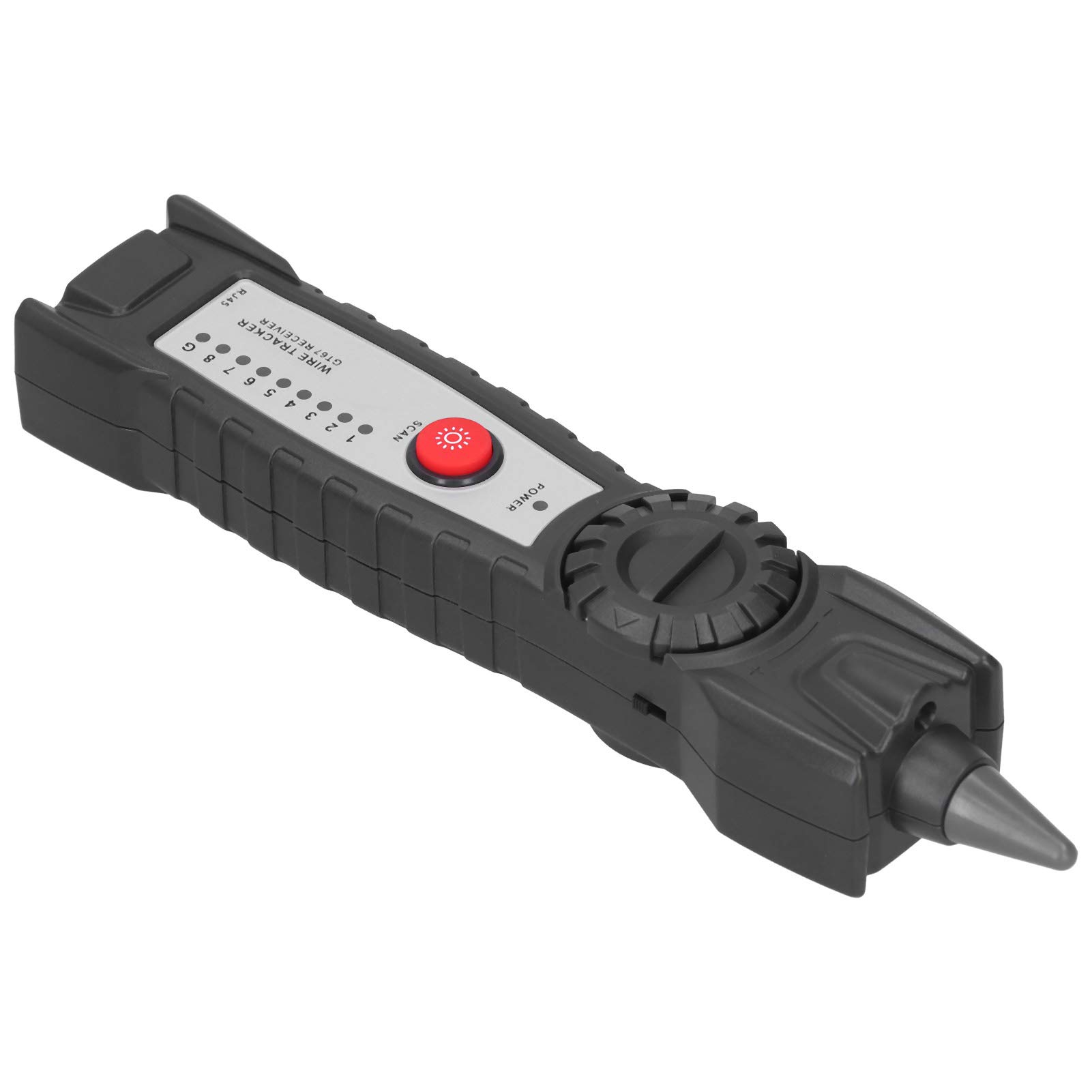Omabeta Netzwerkkabelfinder, Tragbares, Leichtes Multifunktionswerkzeug für Elektriker mit Taschenlampen-LED-Anzeige