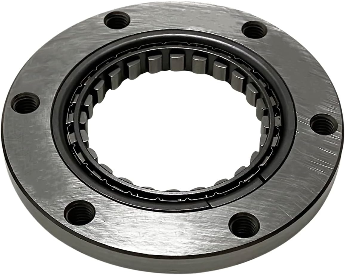 Starter Clutch With Idler Gear Compatible with Rhino 660 2004-2007 Grizzly 660 2003-2008 Starter Clutch One-Way Bearing