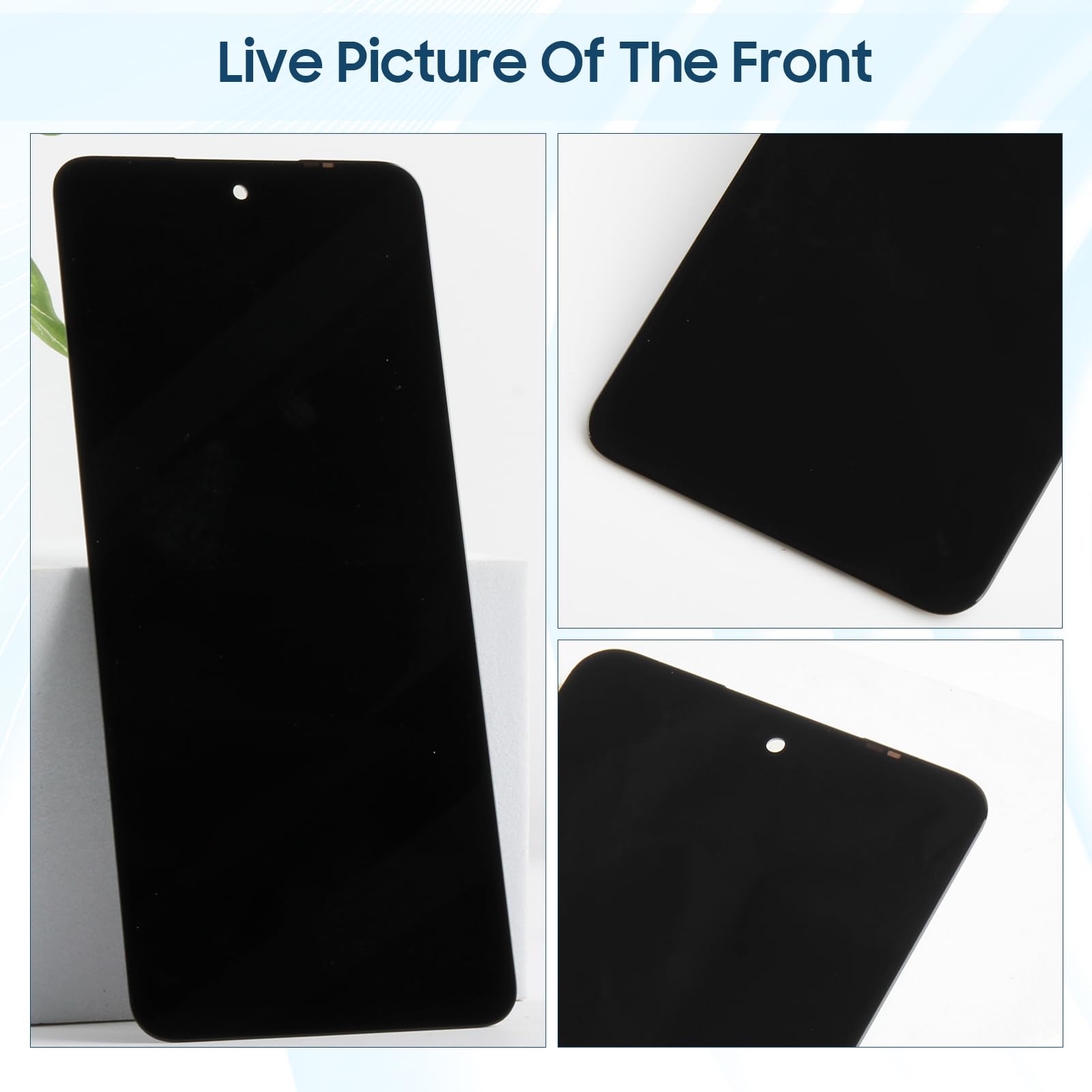ARSSLY Display LCD per Oppo Realme C71 LCD Display per Realme C71 RMX5303 6,67 Pollici LCD Display Touch Screen Digitalizer Assembly con Riparazione Kit, Nero