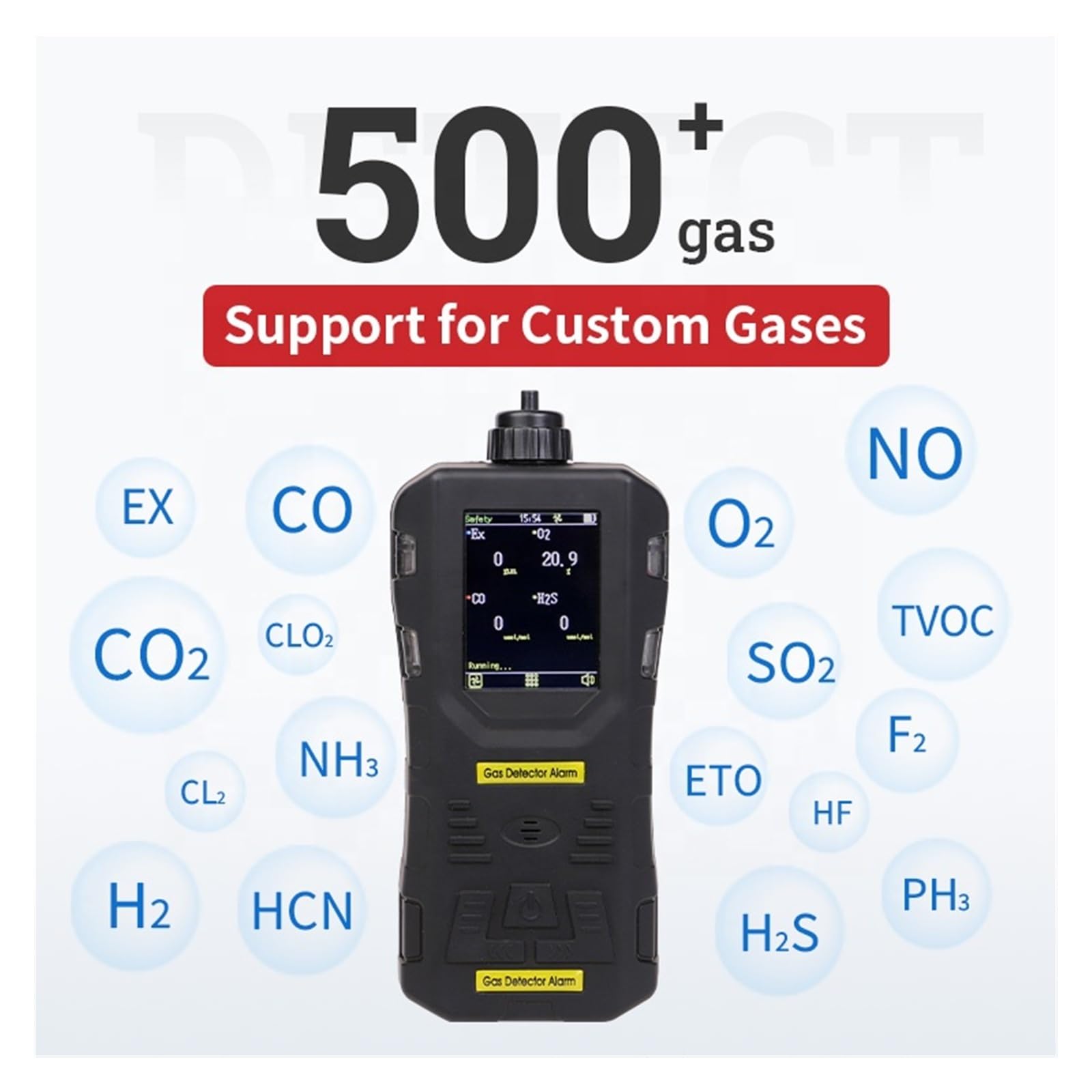 Mehrgasdetektoren Gasanalysator Tragbar S316 Katalytisch/elektrochemisch/PID/Infrarot