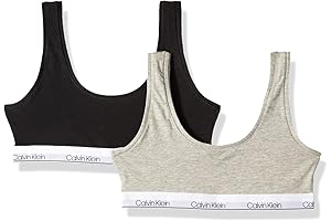 Calvin Klein Girls' Modern Cotton Wireless Bra Perfect for Sports