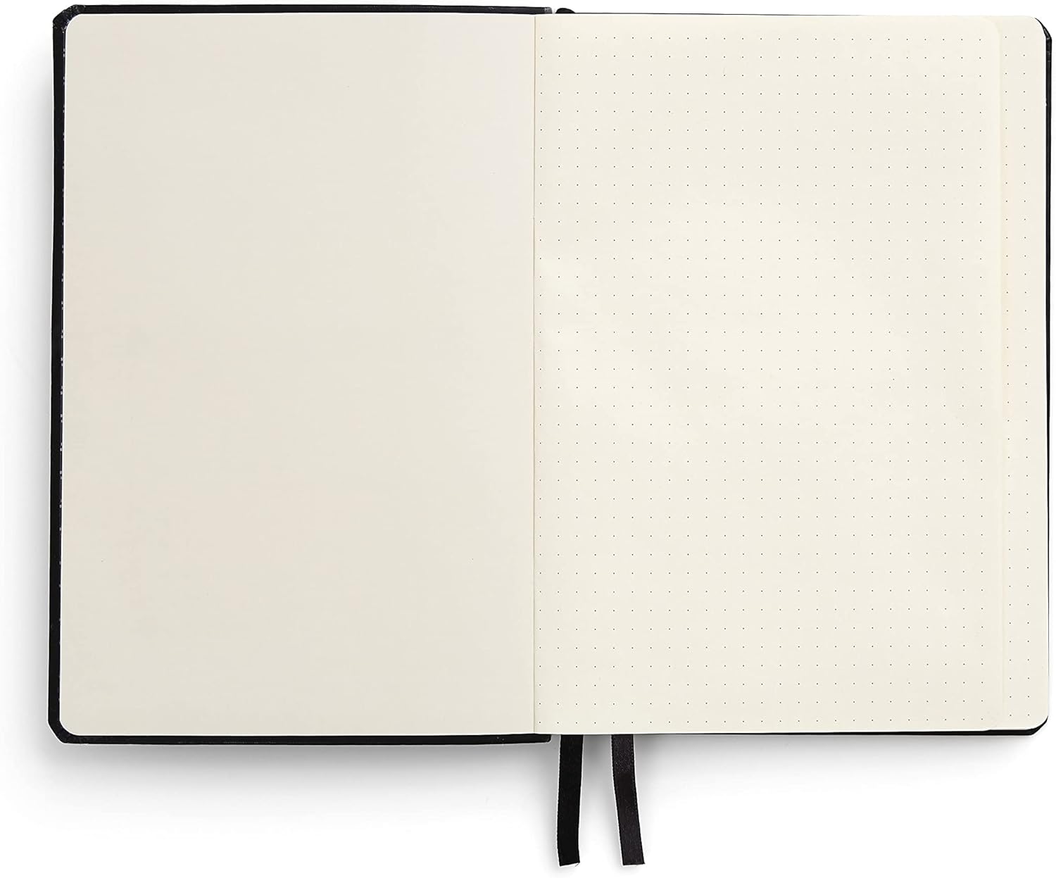 TRU RED Medium Flexible Cover Dotted Journal, Black – Softcover Dot Grid Notebook