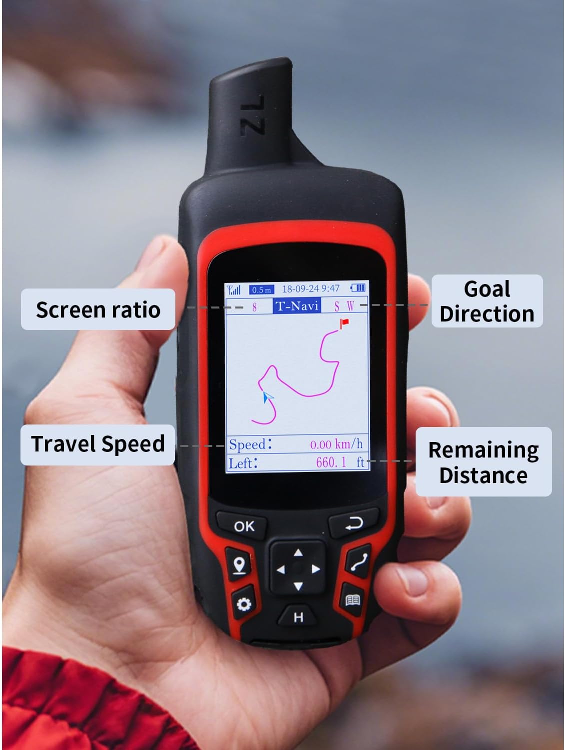 A6 Handheld GPS for Hiking, Multi-GNSS Support, Lightweight Rugged GPS Navigator,Waterproof GPS Handheld for Camping and Backpacking 4 61GeFbbUQrL. AC SL1500