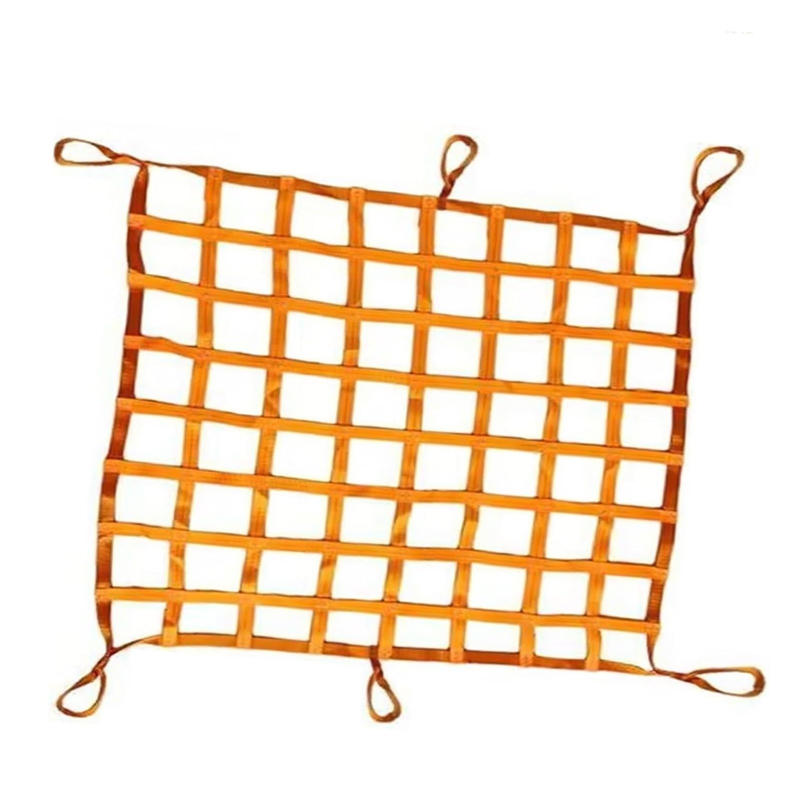 Red de elevación de Carga, Redes de elevación de eslingas Planas de poliéster, Red Colgante para Aparejos de construcción, Movimiento, Remolque(2 X 2M/Mesh 15cm/Load 2t)
