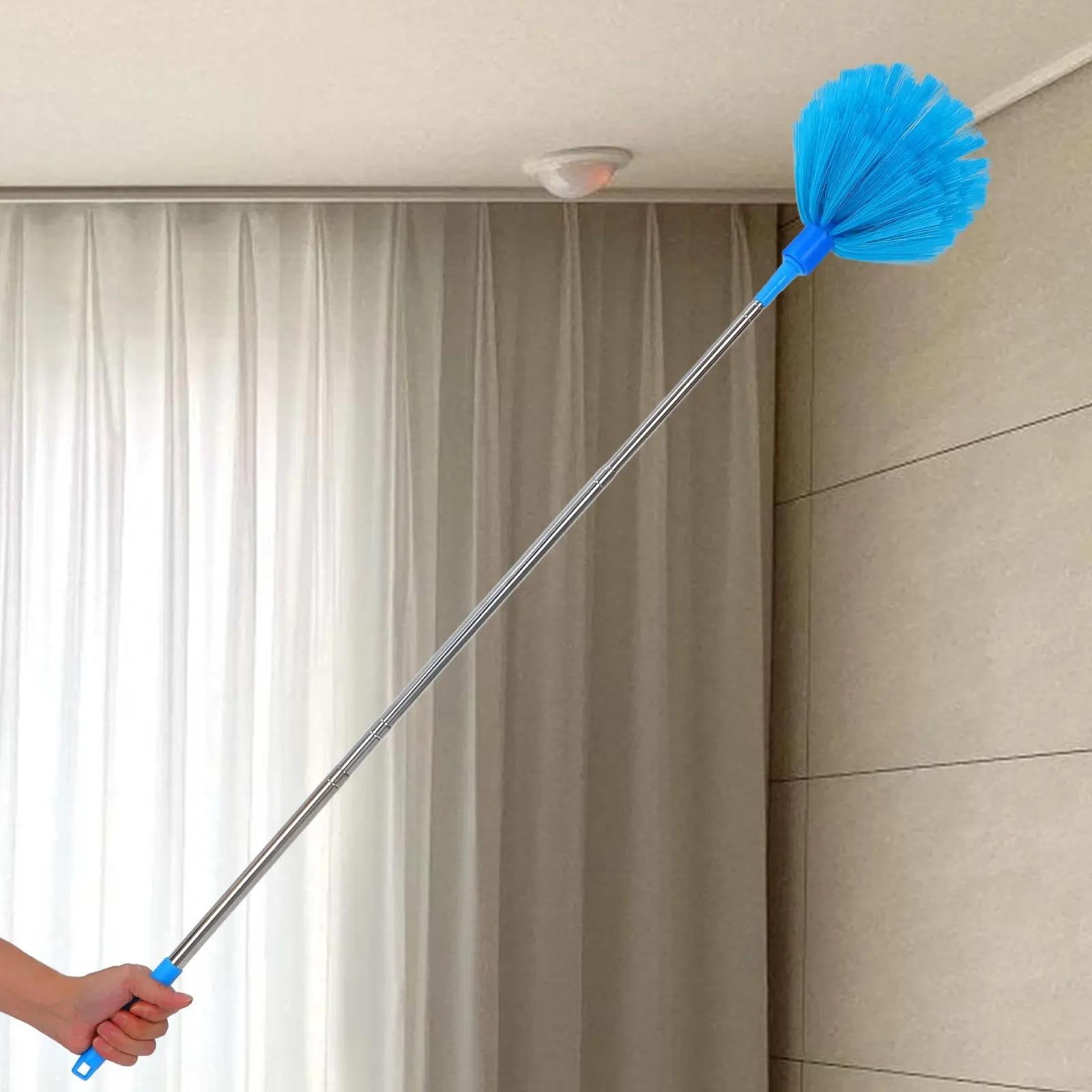 Spolverino da soffitto telescopico celeste