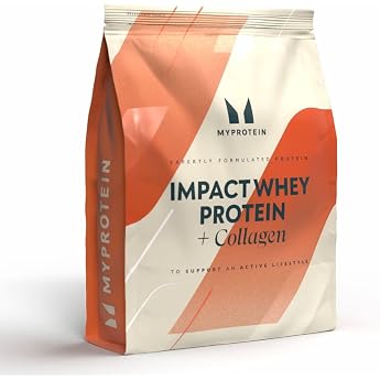 Myprotein Impact Whey Protein + Collagen | Vanilla 30 Servings | 20 g Protein Per Serving | 10 g Collagen Peptides + Vitamin 