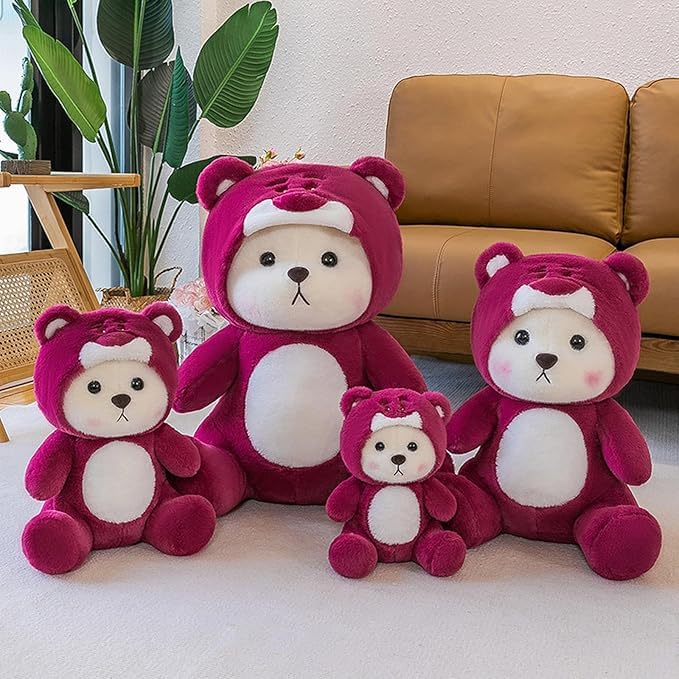 Image of Hoodie Teddy Bear Gift for Baby Girls Hooded Soft Toy Adorable Plush Toys for Kids & Babies Animal Stuffed Toy Safe & Huggable Gifts for Toddlers Boys & Girls 30 CM