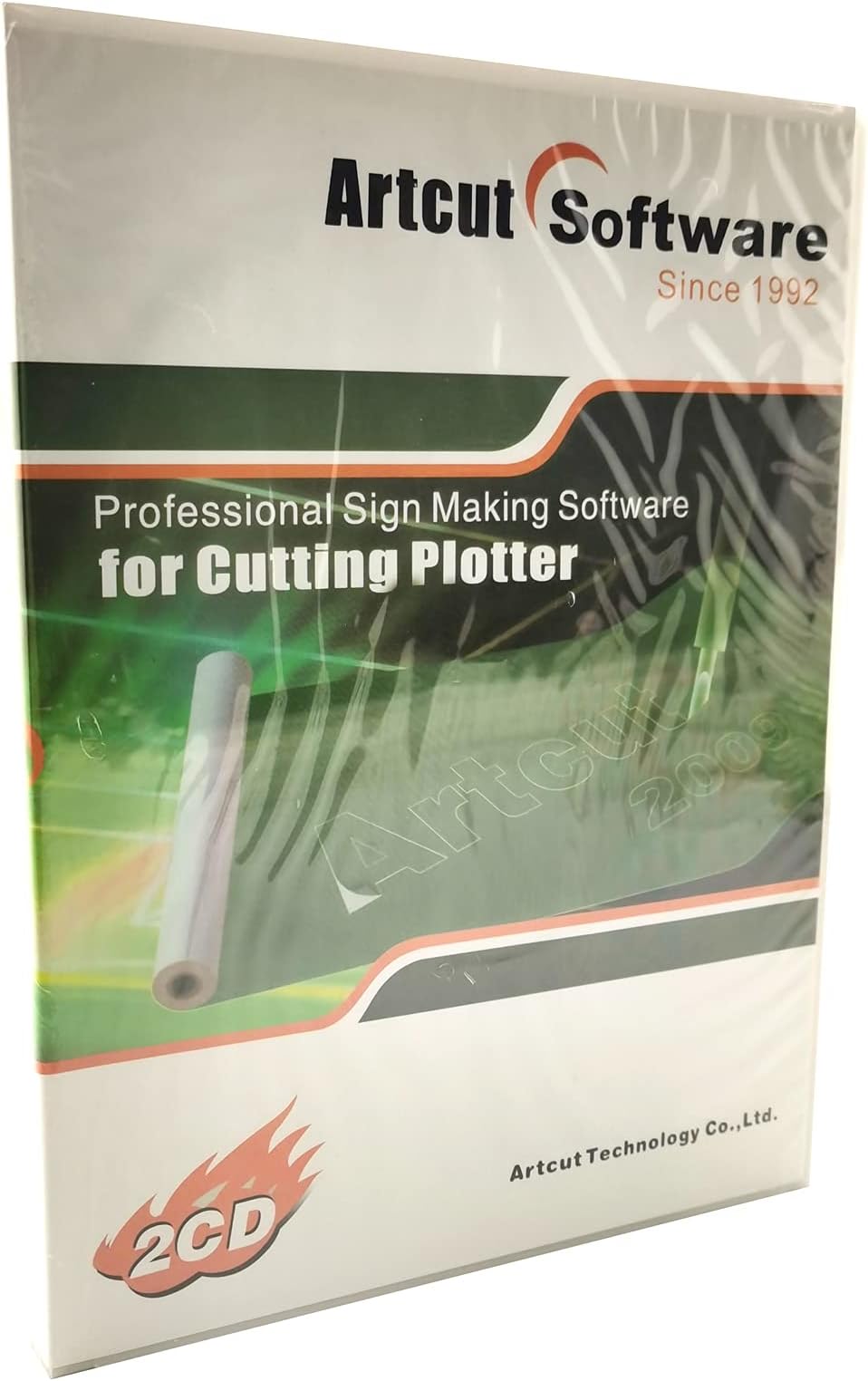 ARTCUT 2009 Pro Software for Sign Vinyl Plotter Cutter Cutting Plotter 9 Languages 2CD