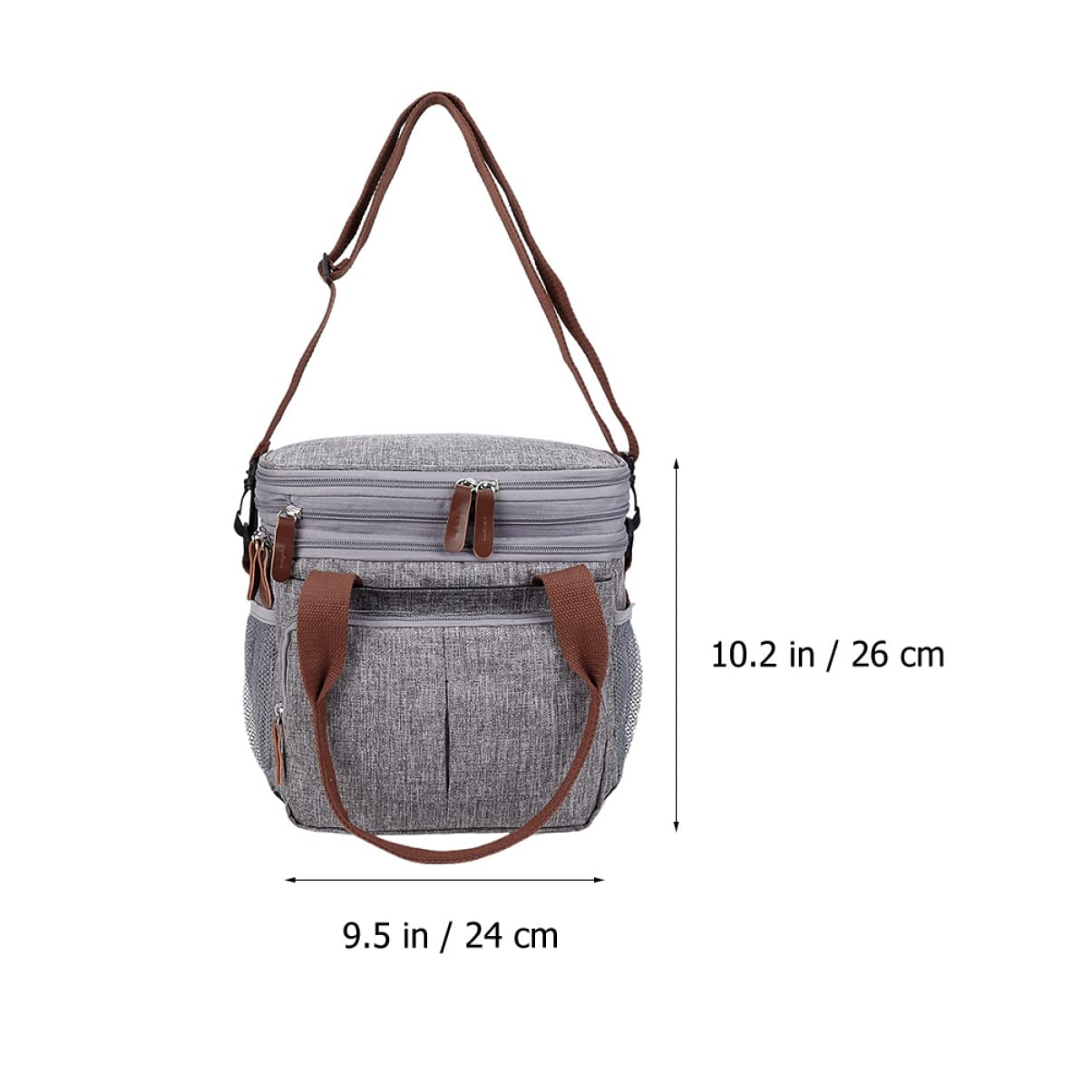 Happyyami Bento-lunchbox mit Wärmespeichernden Eigenschaften Tragbare Lunchtasche aus Hochwertigem Material Praktische und Wasserdichte Tasche für Schule Arbeit und Picknicks