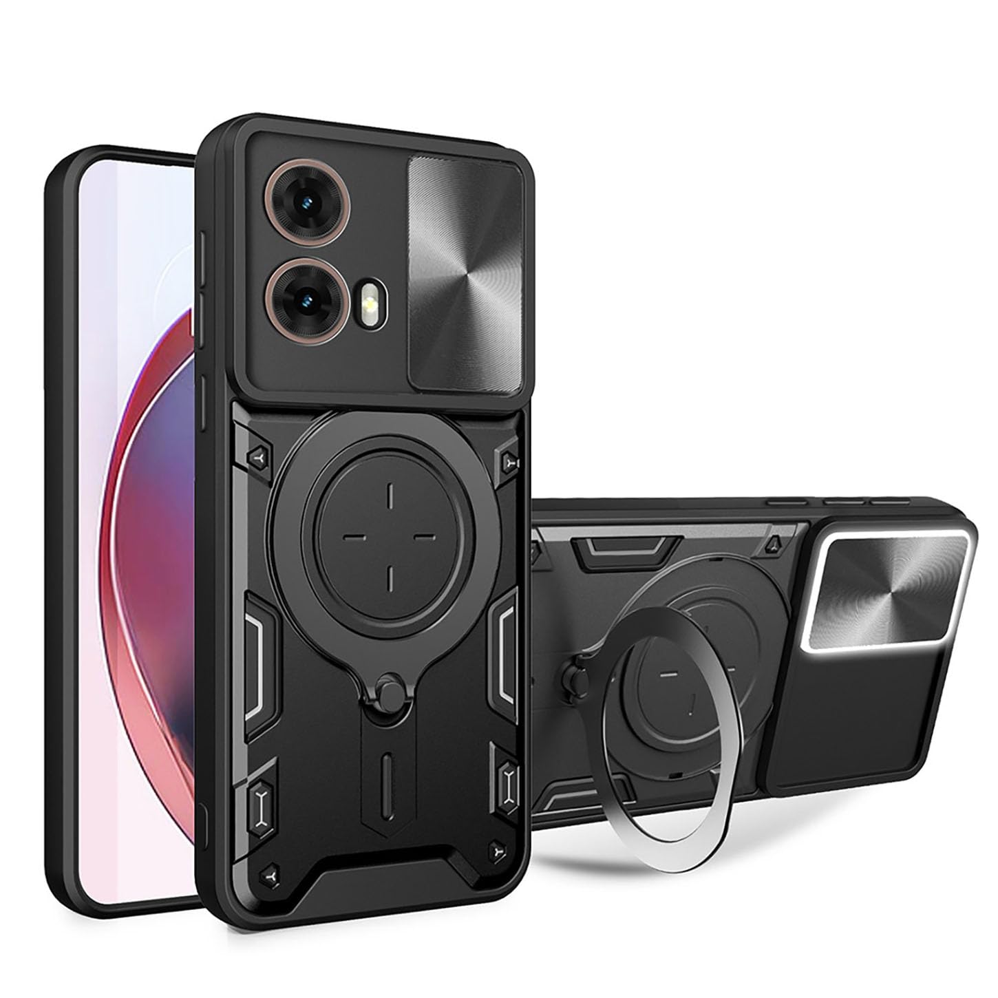ILING Cover per HONOR X6b, Texture Opaca Metallica Ultra Sottile
