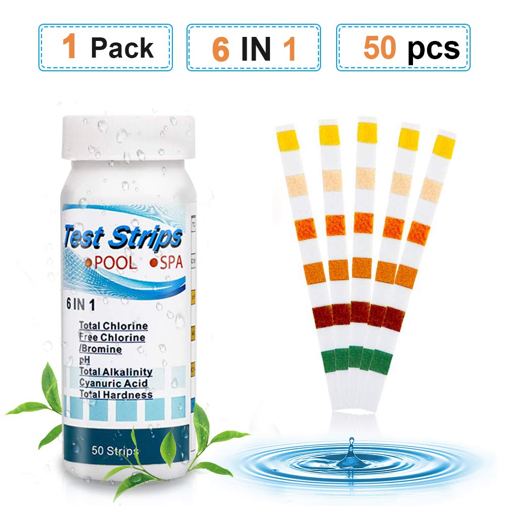 Miaosun Pool Test Strips 6 In 1 Spa Test Strips For Hot