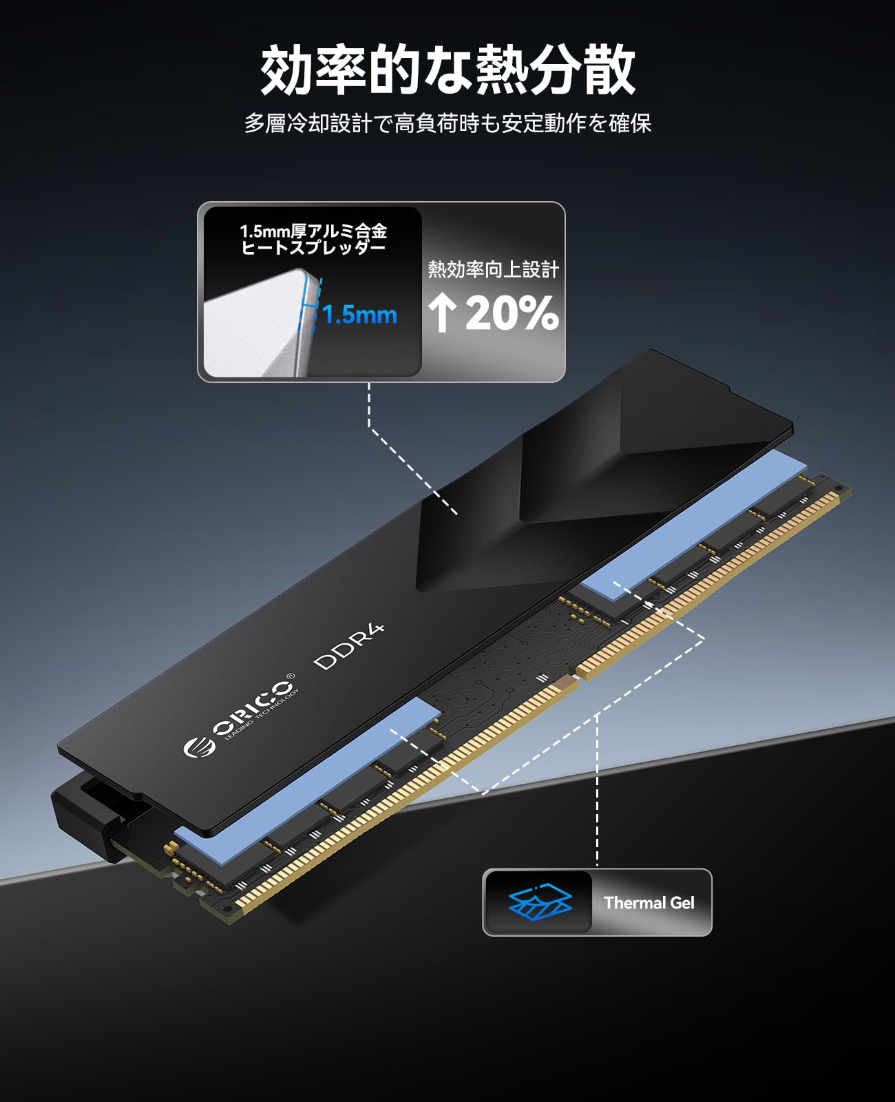 Amazon.co.jp: ORICO Raceline Racer DDR4メモリ 16GB (8GB×2枚組