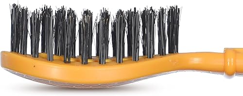 Miniatura 3 de Burt's Bees Cepillo de cerdas de puercoespín para mascotas, tamaño de viaje, mango hecho de 100% plástico reciclado encuadernado en el océano,