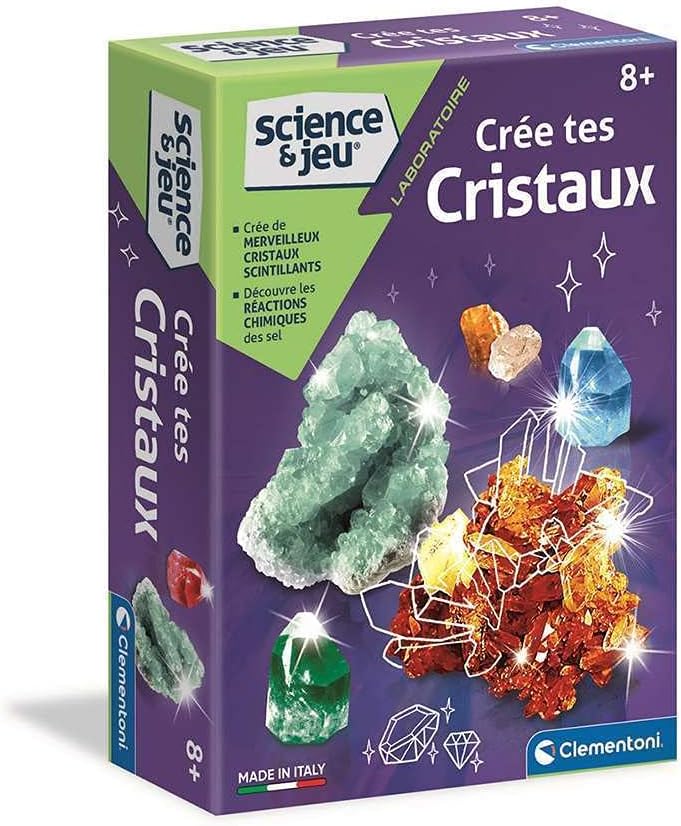 Clementoni | Avis et Test du Kit Scientifique Crée tes Cristaux pour Enfants 8 Ans+ – Expériences de Chimie à Faire à la Maison avec Alun et Lunettes, Activité Ludique et Pédagogique. Clementoni | Avis et Test du Kit Scientifique Crée tes Cristaux pour Enfants 8 Ans+ – Expériences de Chimie à Faire à la Maison avec Alun et Lunettes, Activité Ludique et Pédagogique.