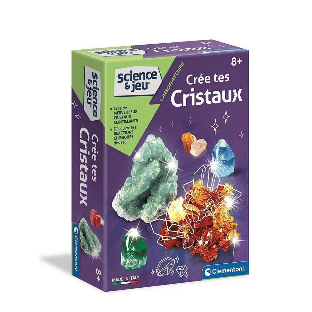 kit cristaux minéraux colorés à faire