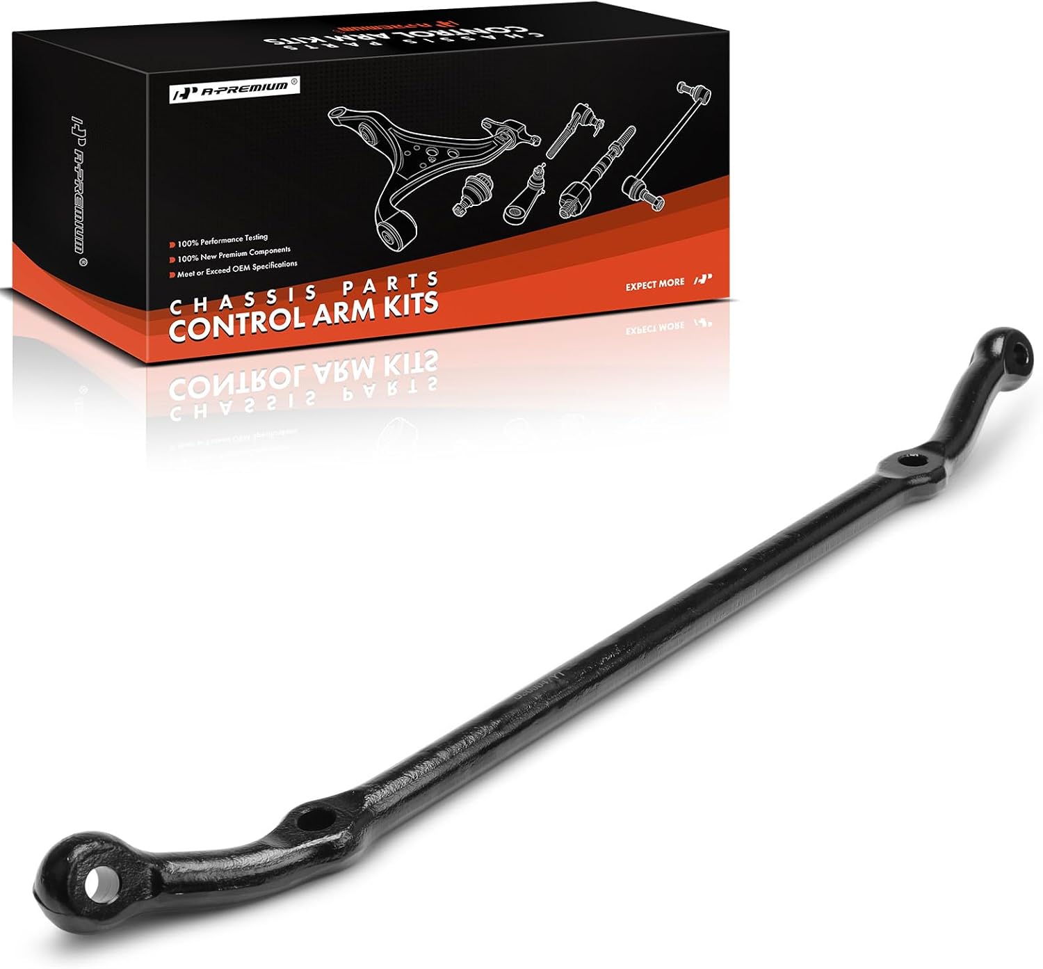 A-Premium Center Steering Drag Link, Compatible with Dodge Ram 1500 1995-1999, Ram 2500 1995-1996, RWD Only