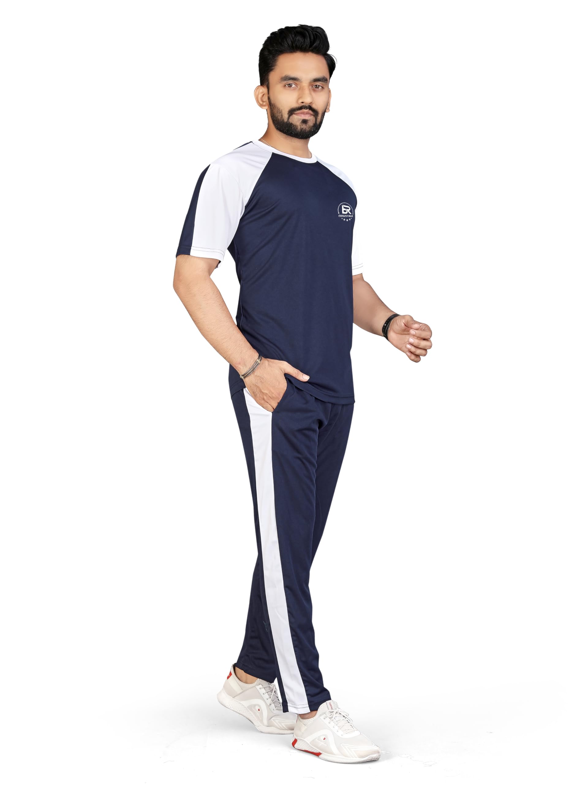 Mens Co-ord Cotton Blend Night Suit Summer Suit Set for Men, Regular Fit Half Sleeves T-Shirt & Lower Set Soft Cord-Set Track Suit for Boys Ideal for Casual Outings, Gym, Workout, Sports-picture-32