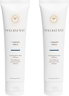 INNERSENSE Organic Beauty - Natural I Create Hold Styling Gel | Strong Hold, Structure, Shine | Non-Toxic, Cruelty-Free, Clean Haircare (2 Pack - 2 fl oz | 59.1 mL each)