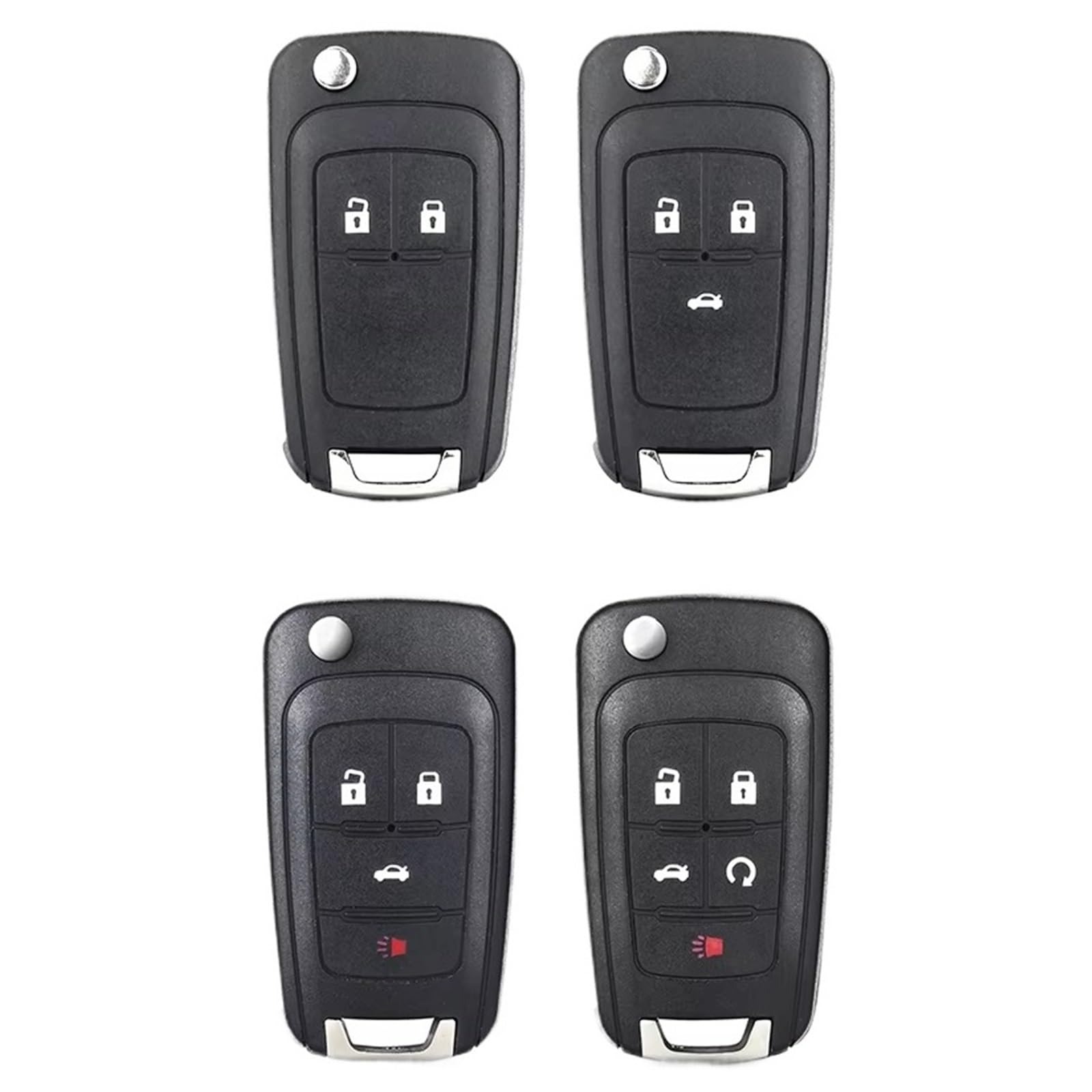 Compatibile Con Opel Per Zafira 2009 2010 2011 2012 2013 2014 2015 2016 Per Mokka 2012-2019 2 3 4 5 Pulsanti Custodia Chiave Auto A Distanza(4 Buttons)