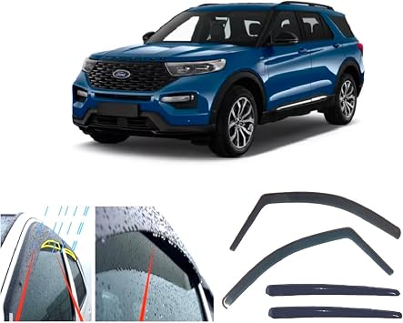 4x Wind Deflectors compatible with Ford KUGA 2019 2020 2021 2022 2023 2024 2025