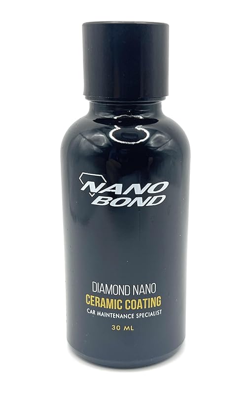 Nano Bond Professional Ceramic Coating for Cars - High Gloss Paint Protection Kit, UV & Corrsion Resistant for, Wheels, Glass, Plastic, Easy Application, Ultra Hydrophobic, Long Lasting, Shine, 30ml