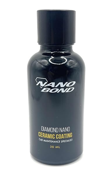 Nano Bond Ceramic Coating for Cars - 80% SiO2 Formula, Hydrophobic Paint Protection, UV & Corrosion Resistant for Glass, Wheels & Plastic, Easy Application, Car Detailing Kit, 30ml