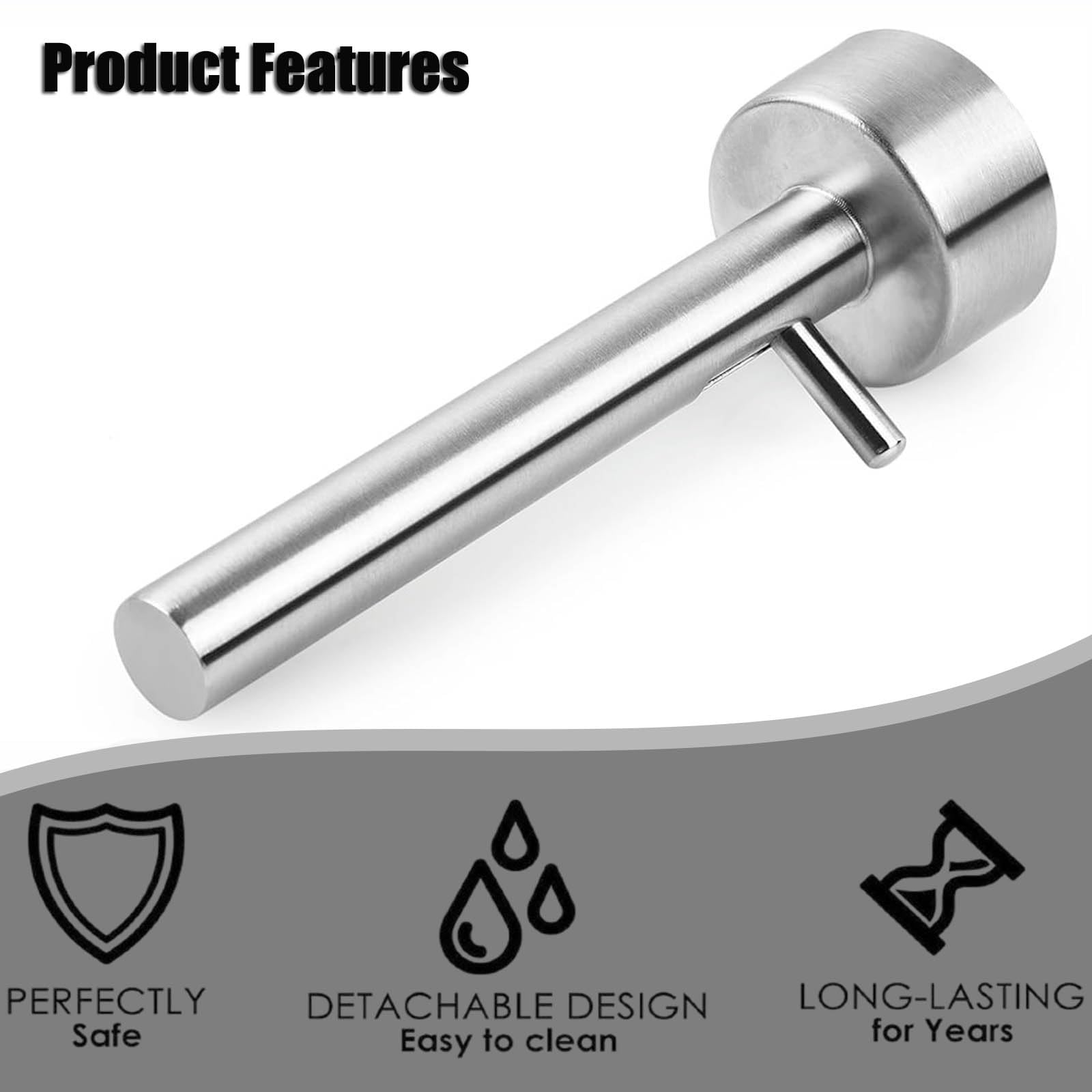 Falafel Portionierer, Paletta Professionale per Falafel, Paletta per Falafel da 4 cm, in Acciaio Inox,Spessa Falafel Maker Scoop, Acciaio Inox Paletta per Falafel per Fare Falafel/Polpette