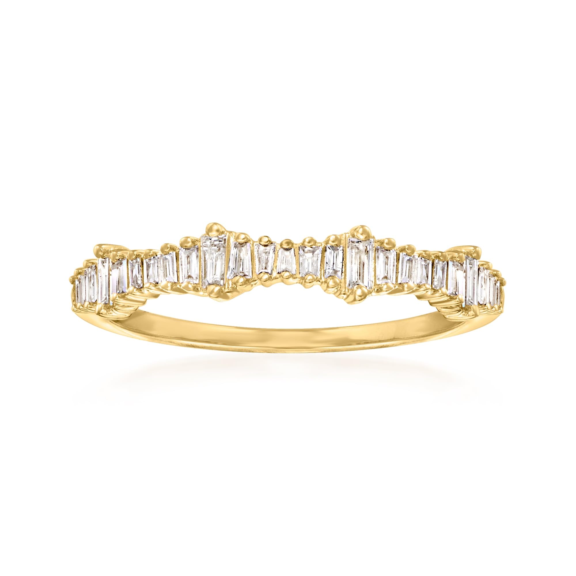 Ross-Simons Baguette Diamond Ring