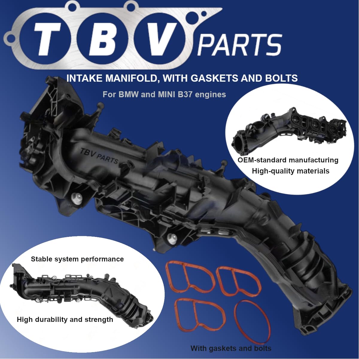 Ansaugkrümmer D F55 F56 B37 11618513855 8593972 11618593972 11618596905 8596905 Ansaugkrümmermodul für X1 F48 16D 2014. , X2 F 39 16D 2018