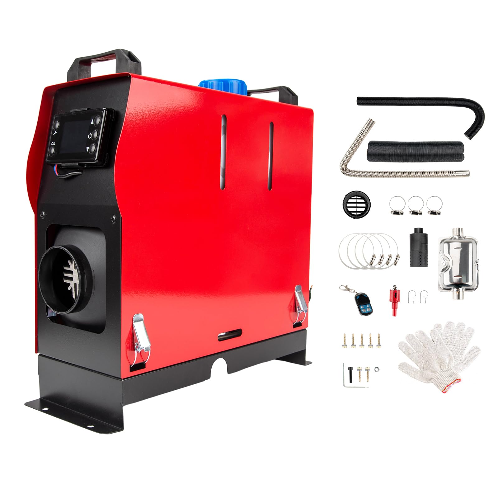 Photo 1 of KAX 5KW 12V Air Portable Diesel Heater Fast Heating Fan Heater All In One w/LCD Switch 