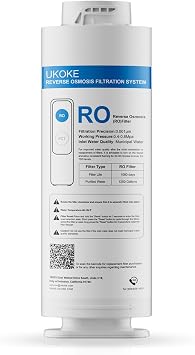 RO Membrane Replacement Set for Tankless Water Systems, Enhanced Filtration, 6 Membranes