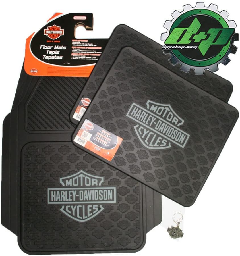 OE Footboard Mat Set with HD Logo,for Harley Davidson,by VTwin Vehicle