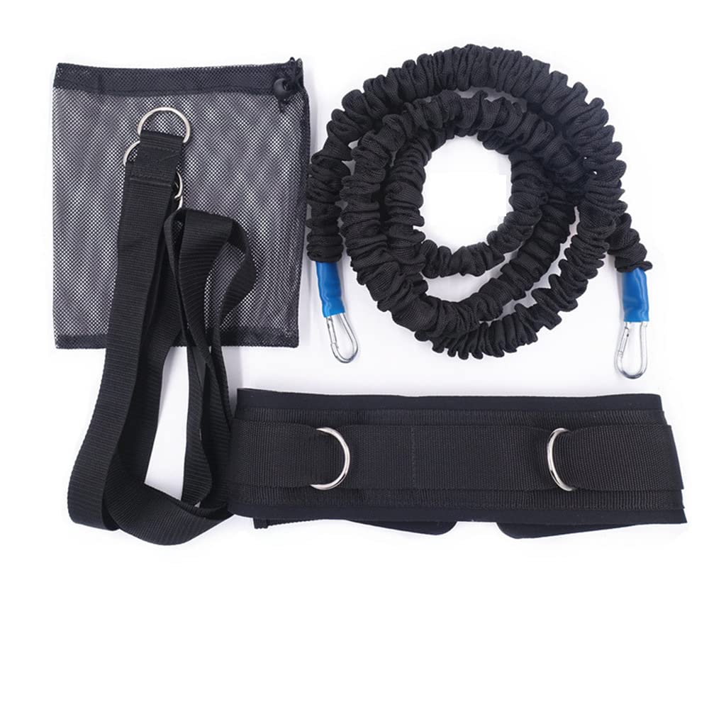Widerstand Bungee Band Set Mit Einstellbarem Neoprengürtel Für Das Trainingstrainingsgeschwindigkeit Agilitätsfestigkeit