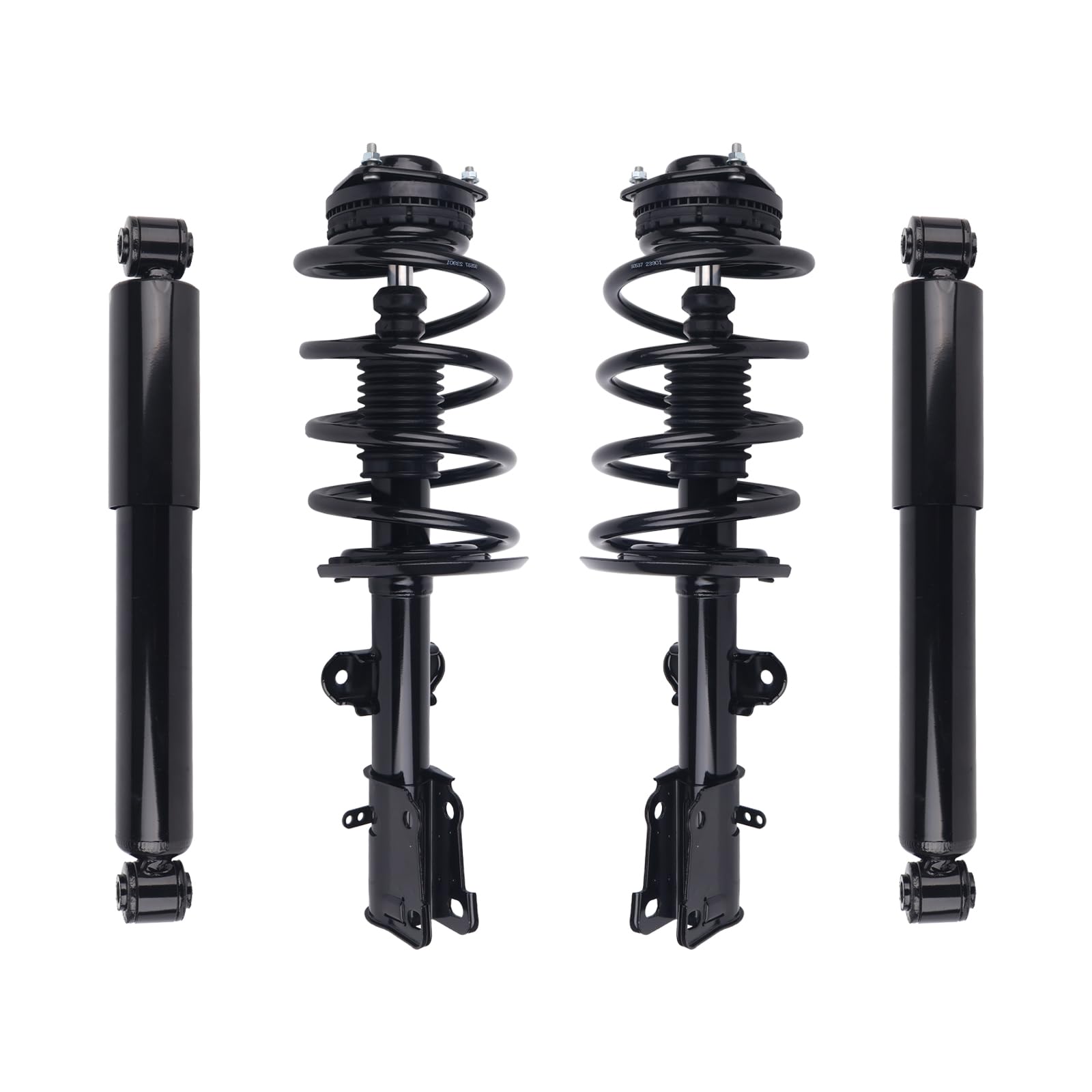 Autoround 171128L 171128R 37290 Complete Front&Rear Strut Shock Absorber Compatible for Dodge Grand Caravan 2008-2019, Chrysler Town & Country 2008-