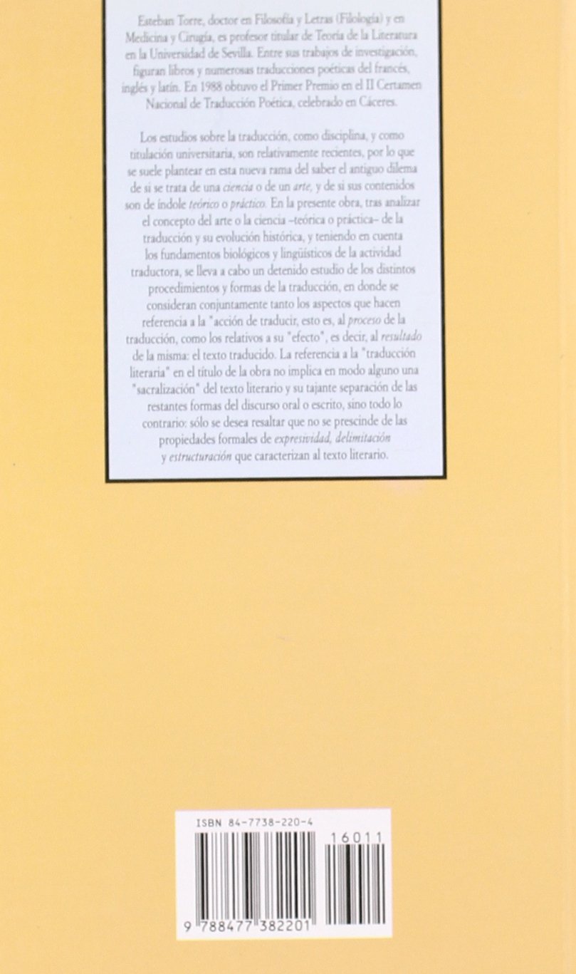 Teoria de la traduccion literaria [Lingua spagnola]
