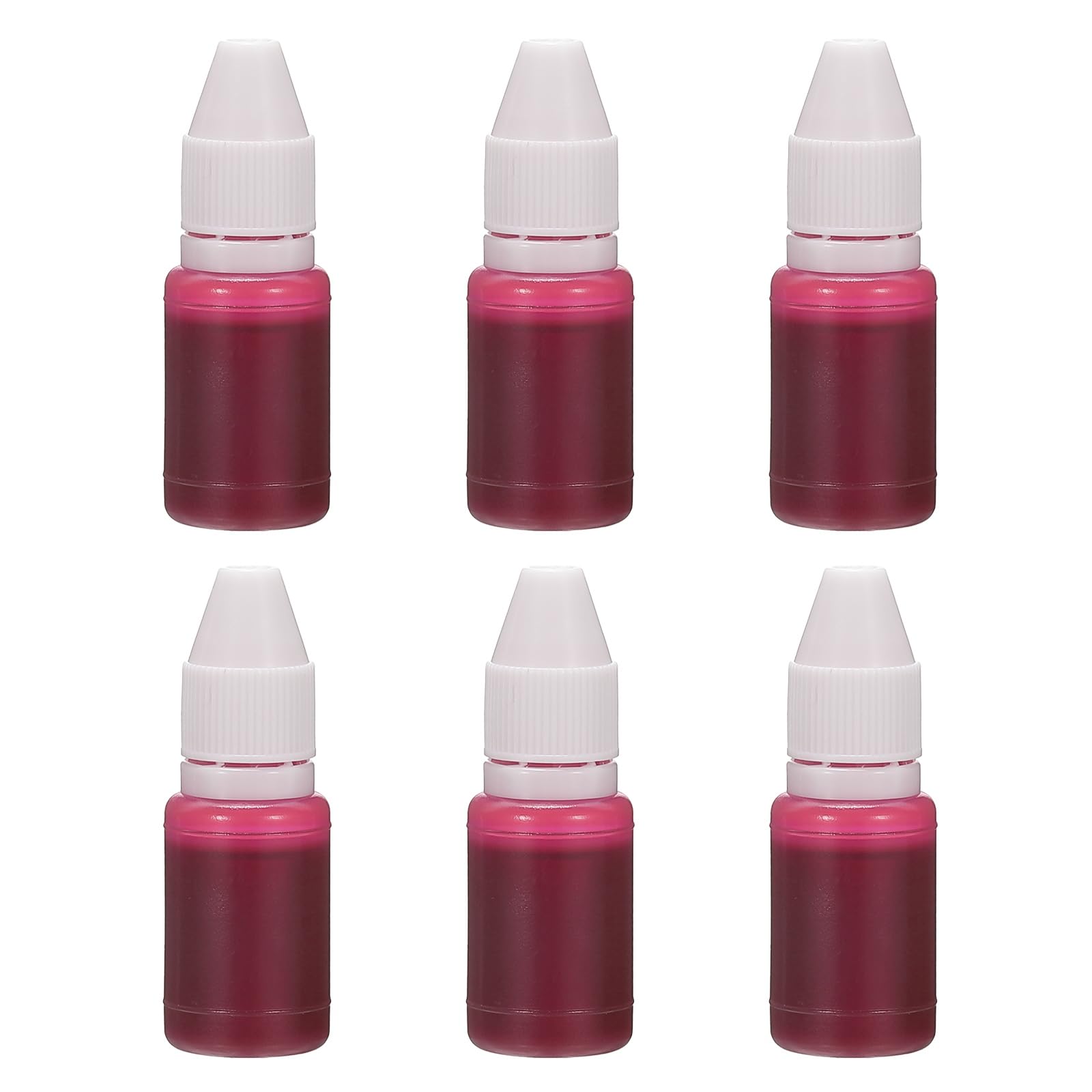 PATIKIL 0.33oz Refill Ink for Stamps and Ink Pads 6Pcs 10ml Stamp Pad Ink Refill for Office Stamp Self Inking Stamp Date Stamp Scrapbooking