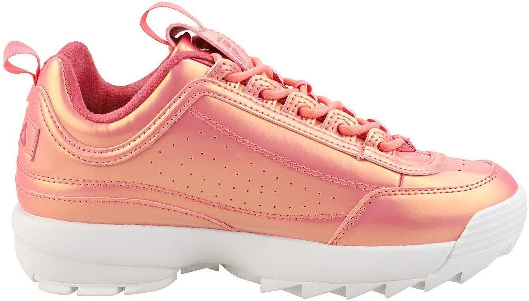 Fila Women's Disruptor II Liquid Luster Shoes Bltd/Rsbs/White 9