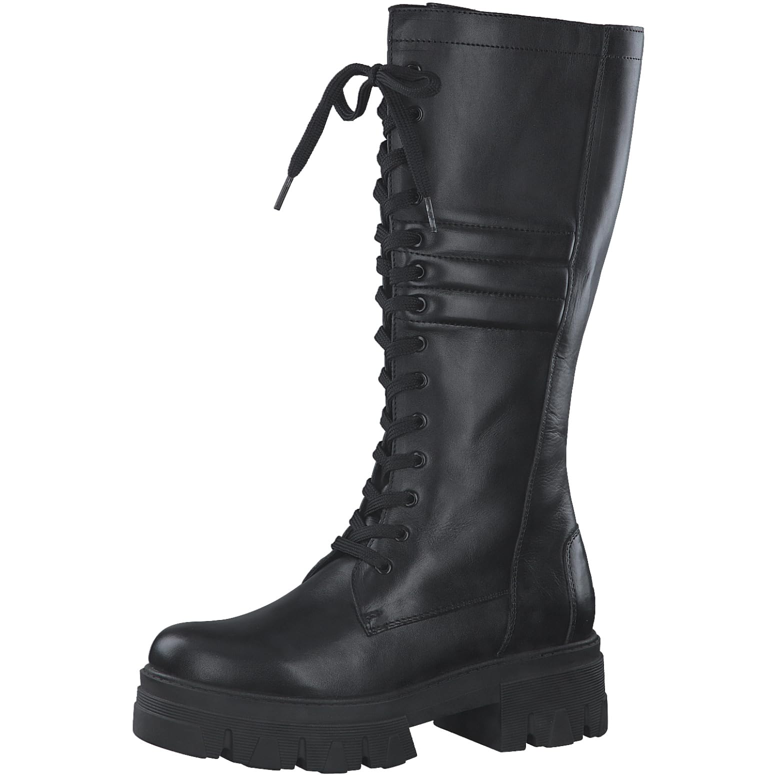 MARCO TOZZI Women's 2-25603-41 Long Boot Flat, Black, 3.5