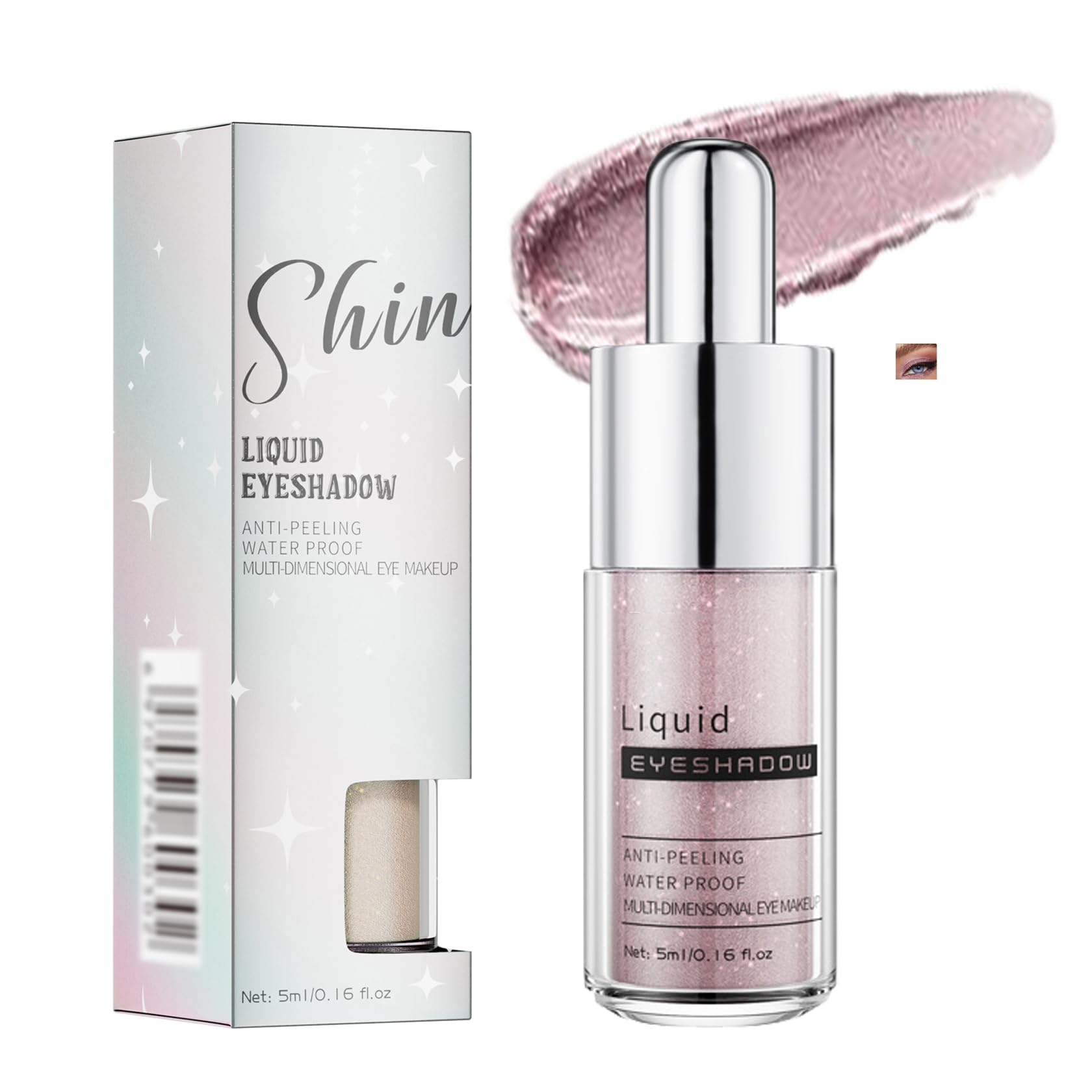 Shin Liquid Glitter Eyeshadow with Metallic Shimmer & Starry Finish