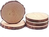 Fuhaieec Wood Slices 5PCS 7-8
