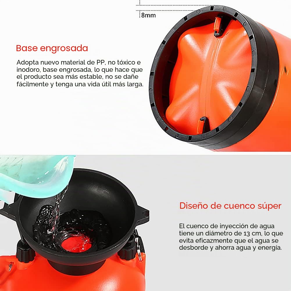 Ducha portátil al Aire Libre para Camping, Ducha, multifunción, rociador baño para Mascotas, con 7 Patrones, rociador jardín, Bomba para regar Flores, Lavado Coche