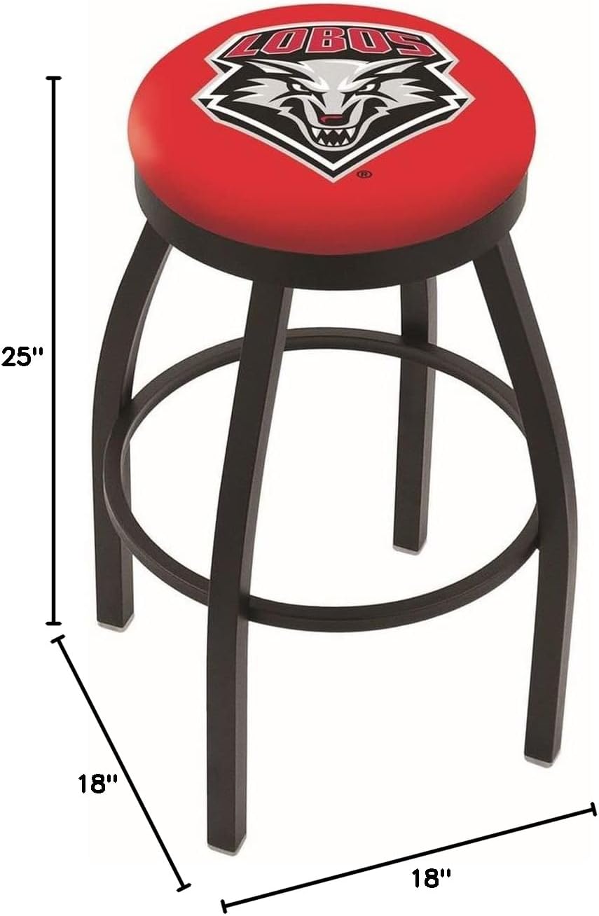 L8B2B New Mexico 25" Swivel Counter Stool with Black Wrinkle Finish
