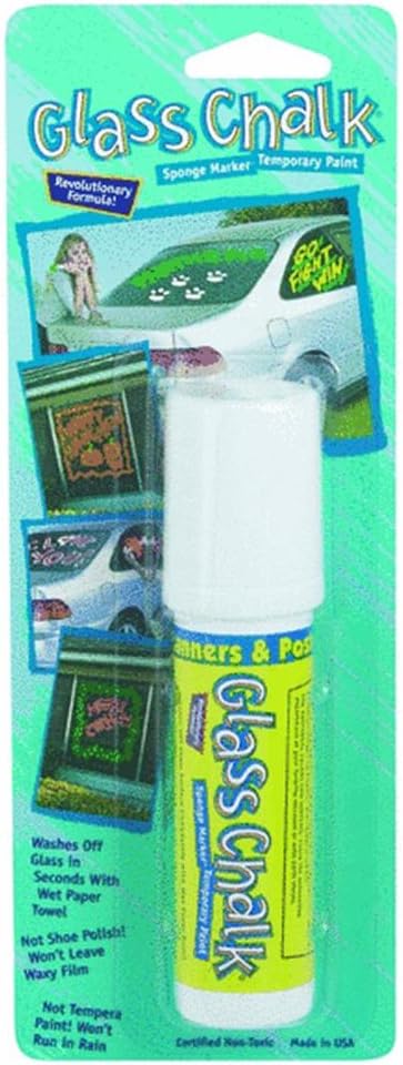 Glass Chalk Sponge Marker, 1OZ RED GLASSCHALK
