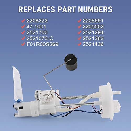 Miniatura 3 de 2205502 Reemplazo del conjunto de la bomba de combustible para Polaris RZR 900 EPSXCS EPS 2015-2019, Polaris RZR 4 900 EPS1000 EPS 2014-2022, RZR XP