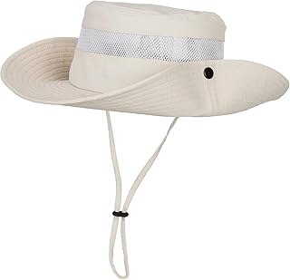 Kids UV Protection Sun Hat: Wide Brim Mesh Boonie for Ages 5-10 - Related Product | Generic Kids