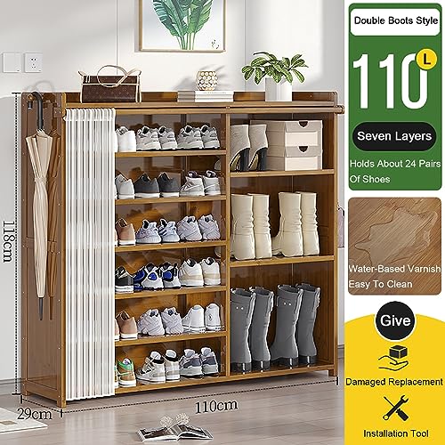 Étagère à chaussures moderne grande capacité meuble peu encombrant - 2