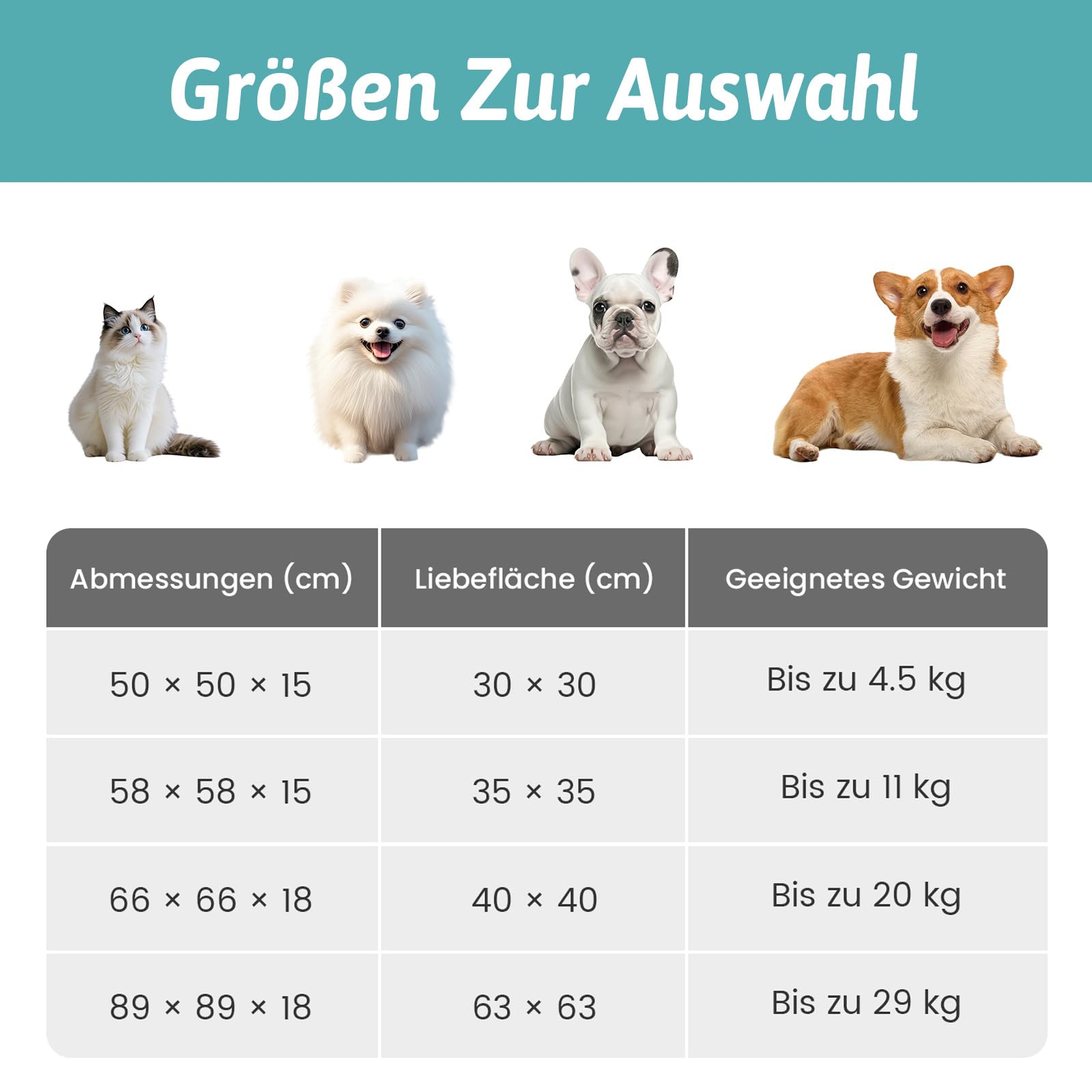 COZY KISS Katzenbett mit Decke 50x50x15cm - Flauschige Kleine Katzenhöhle - Kissen, Runde kleine Hundebett mit Rutschfester Unterseite, Katzensofa mit Kopfstütze aus Kunstfell, Waschbares, Creme