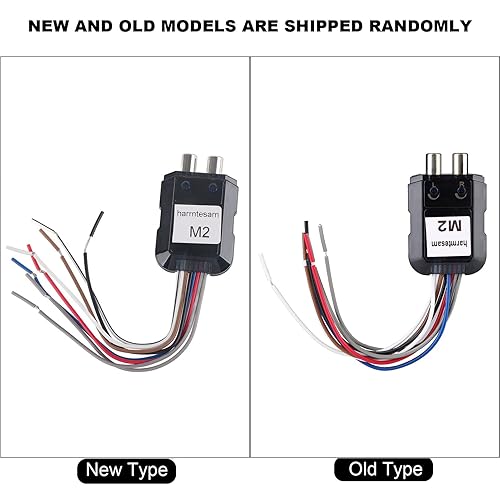 Miniatura 3 de De alto a bajo para convertidor de audio, Fydun Subwoofer estéreo para automóvil de 2 canales de alto a bajo para convertidor de audio con cable de